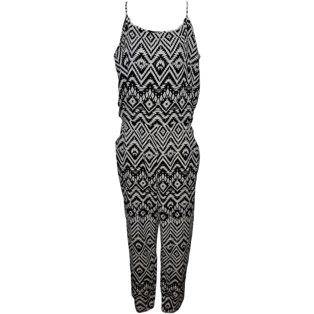 RED Saks Fifth Avenue Adjustable Tank Jumpsuit